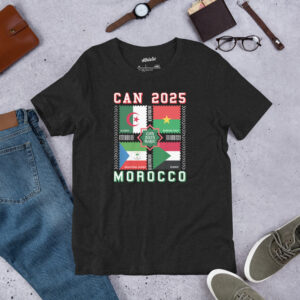 T-shirt Groupe E – CAN 2025 | Fennecs • Étalons • Nzalang Nacional • Faucons de Jediane